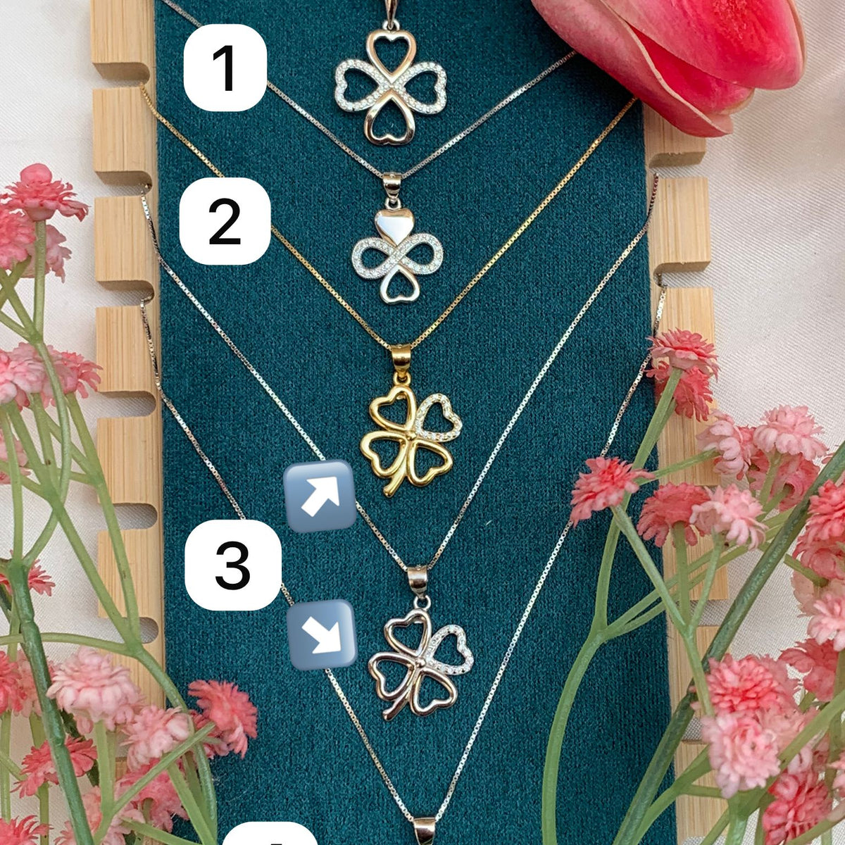 Collana Quadrifoglio