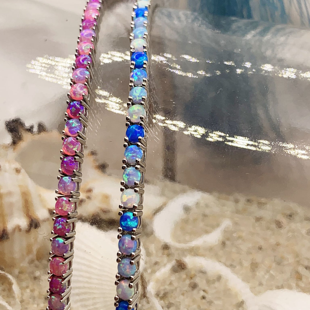 Bracciale tennis opale