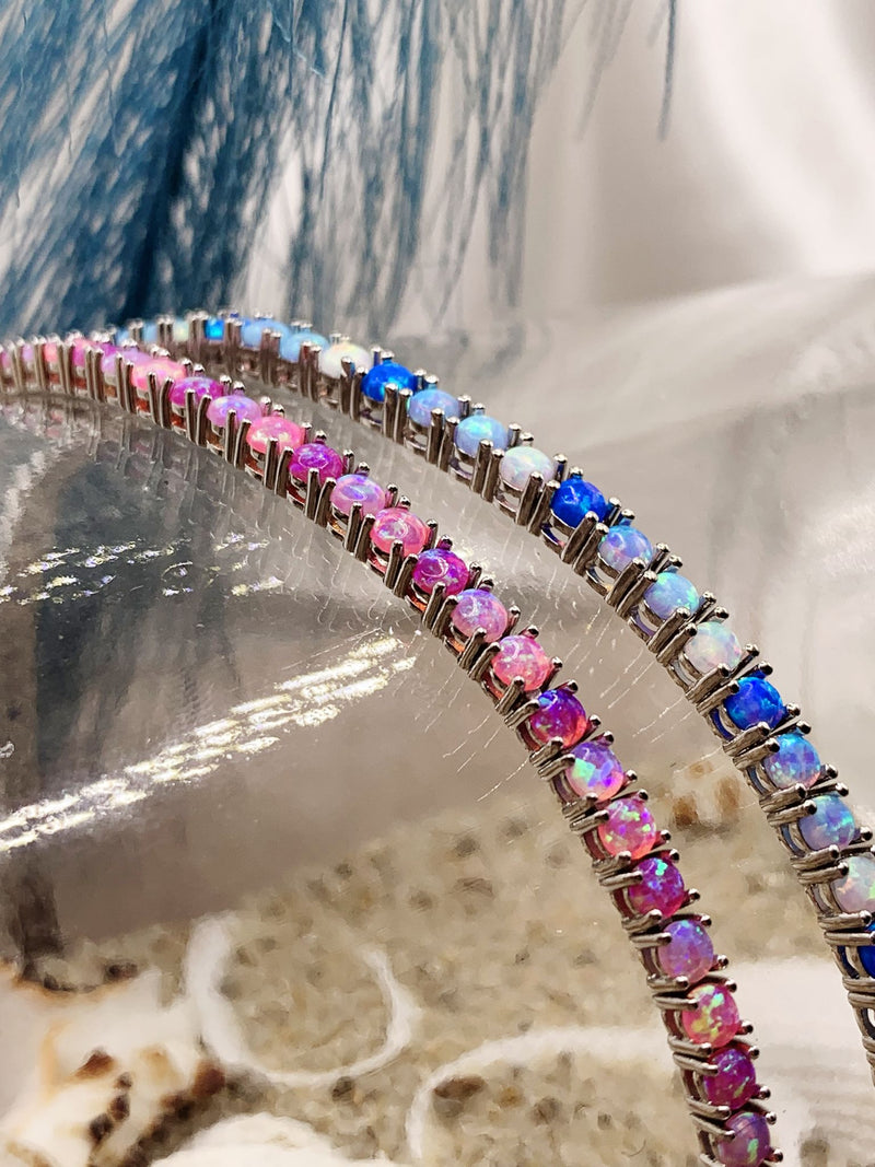 Bracciale tennis opale