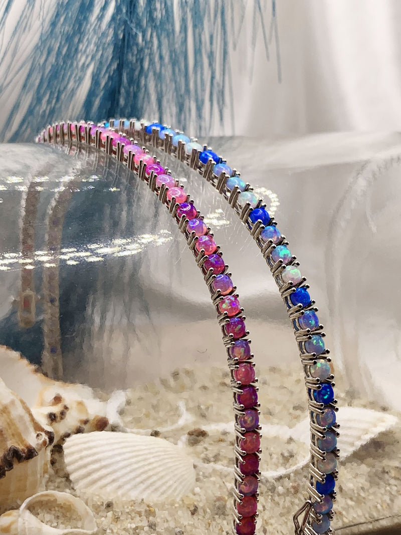 Bracciale tennis opale