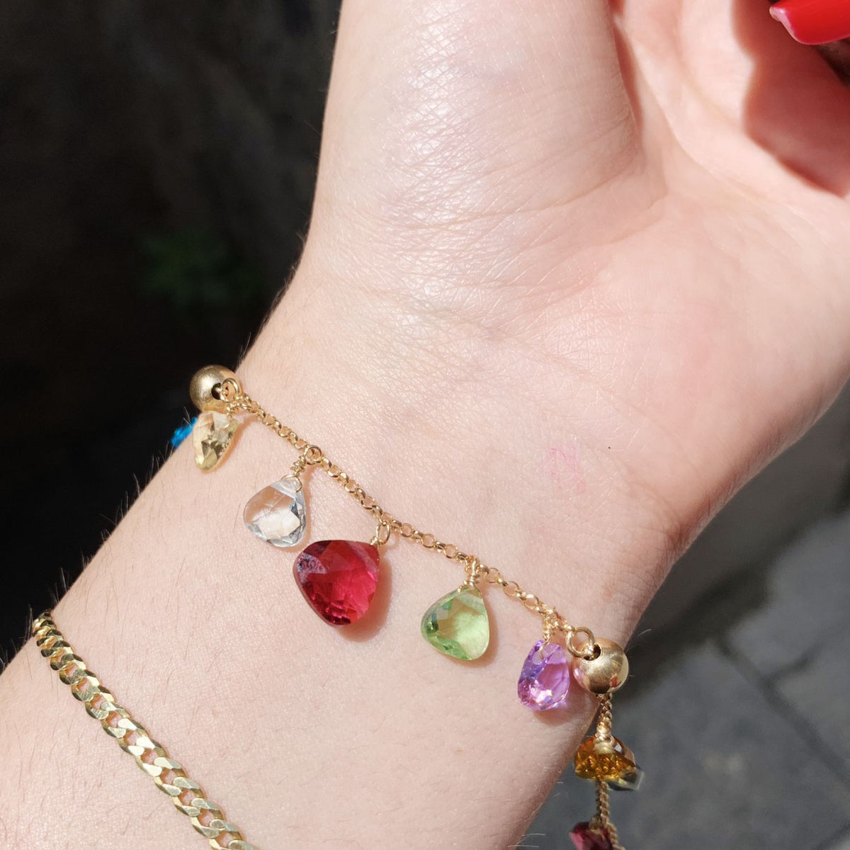 Bracciale cristallino