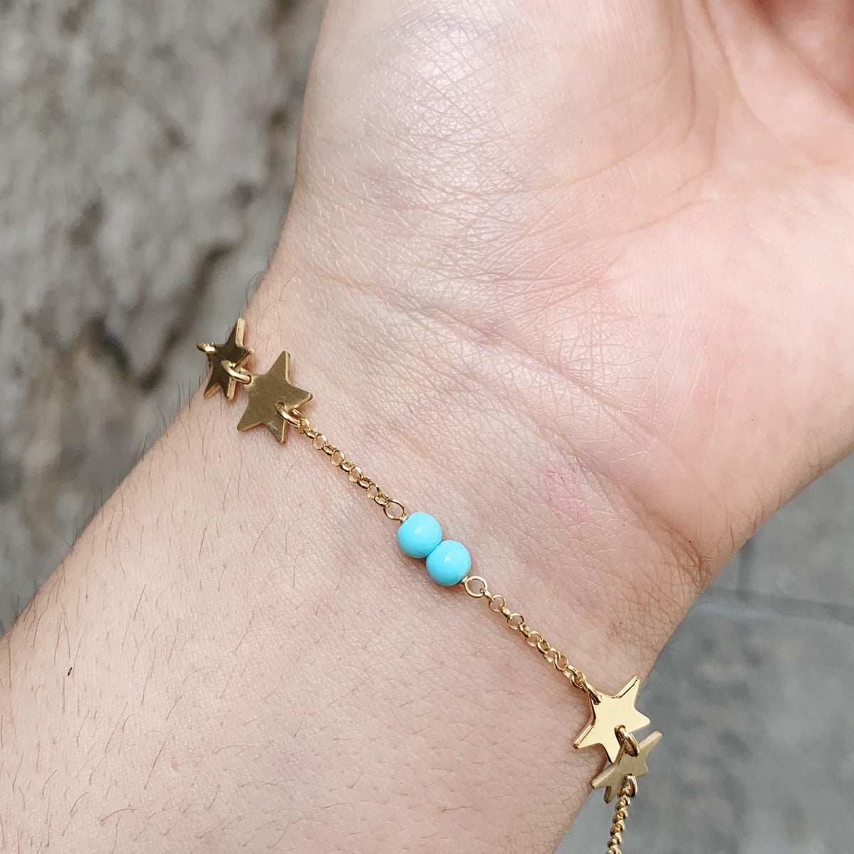 Bracciale stella turchina