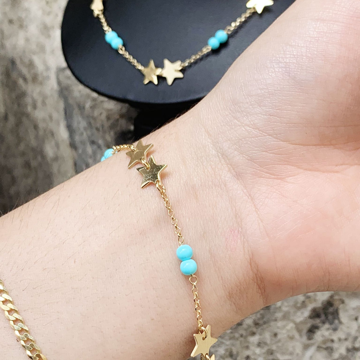 Bracciale stella turchina