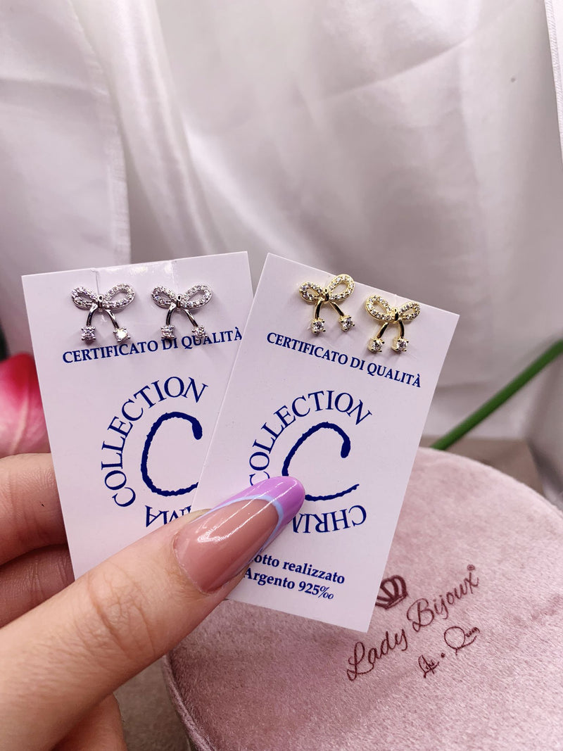 Orecchini fiocchetto