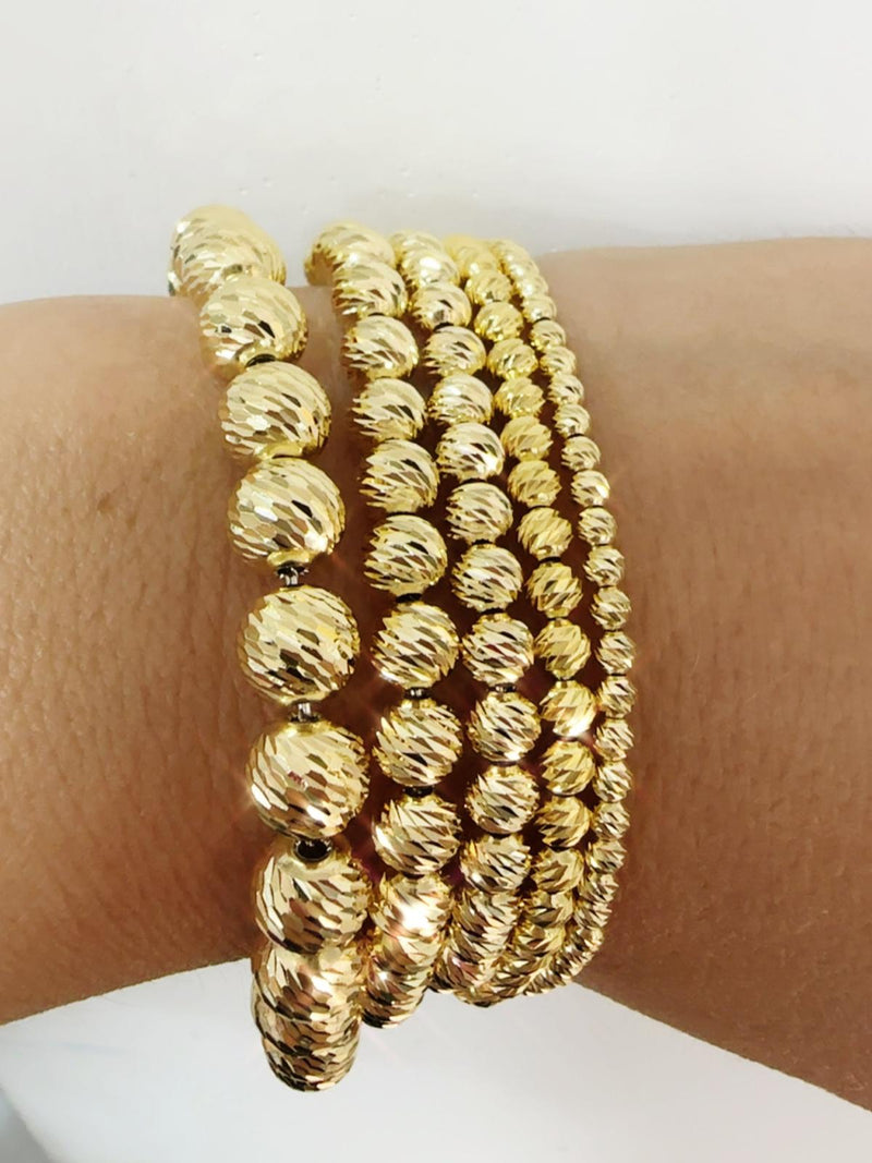 Bracciale sfere diamanate