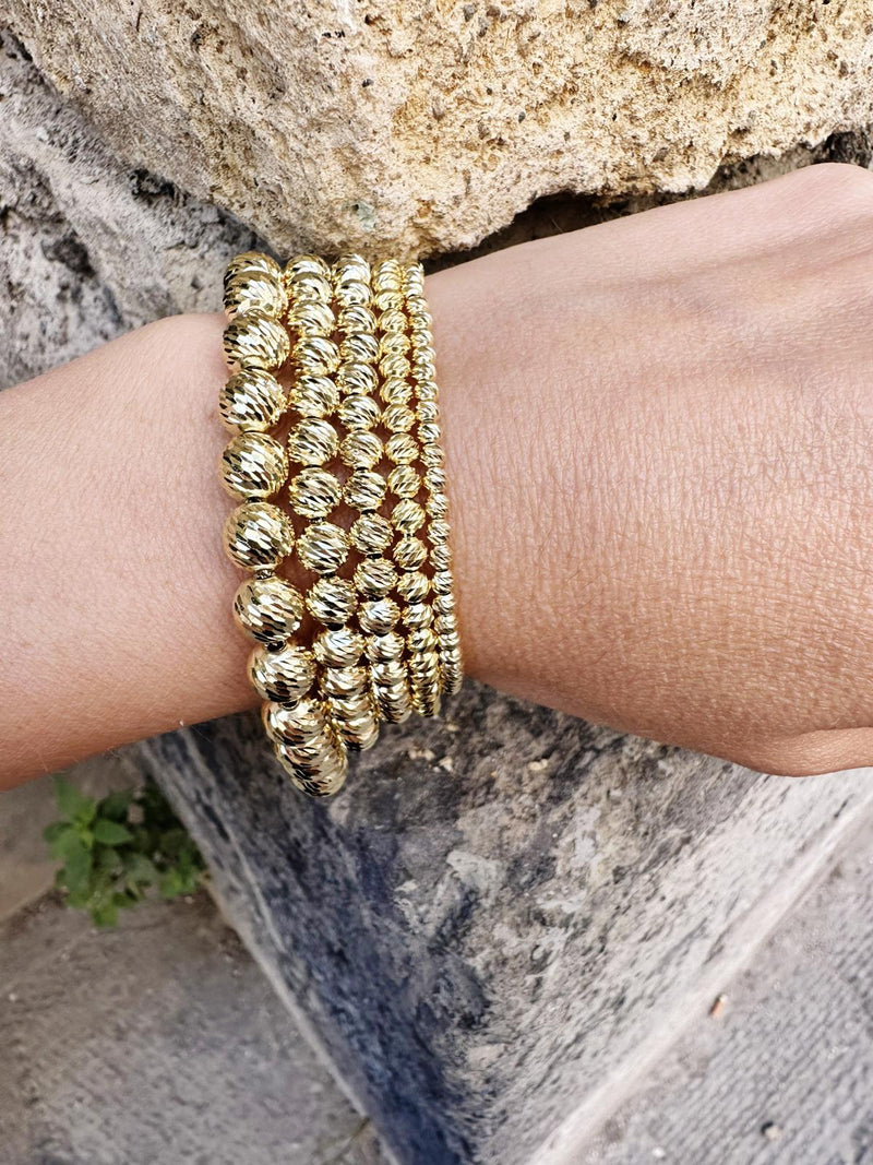 Bracciale sfere diamanate