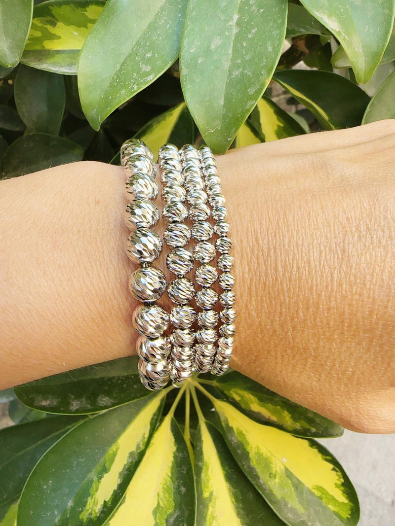 Bracciale sfere diamanate