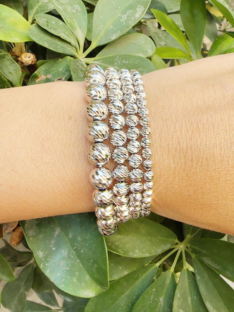 Bracciale sfere diamanate