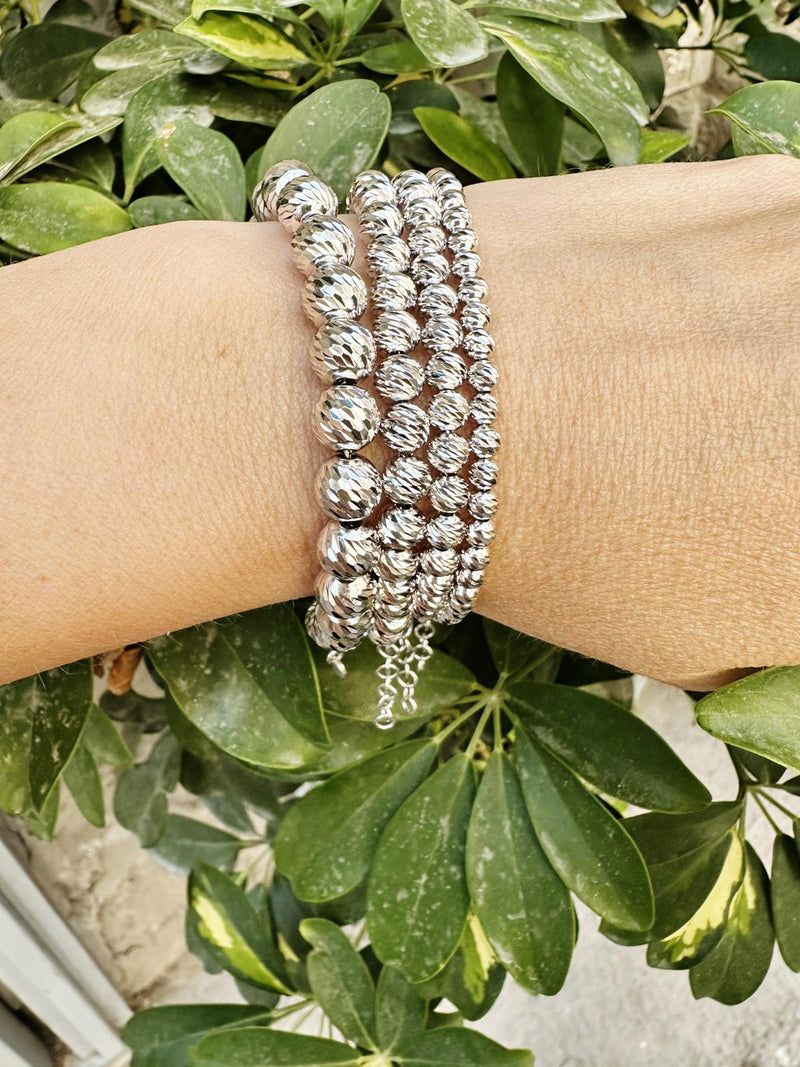 Bracciale sfere diamanate