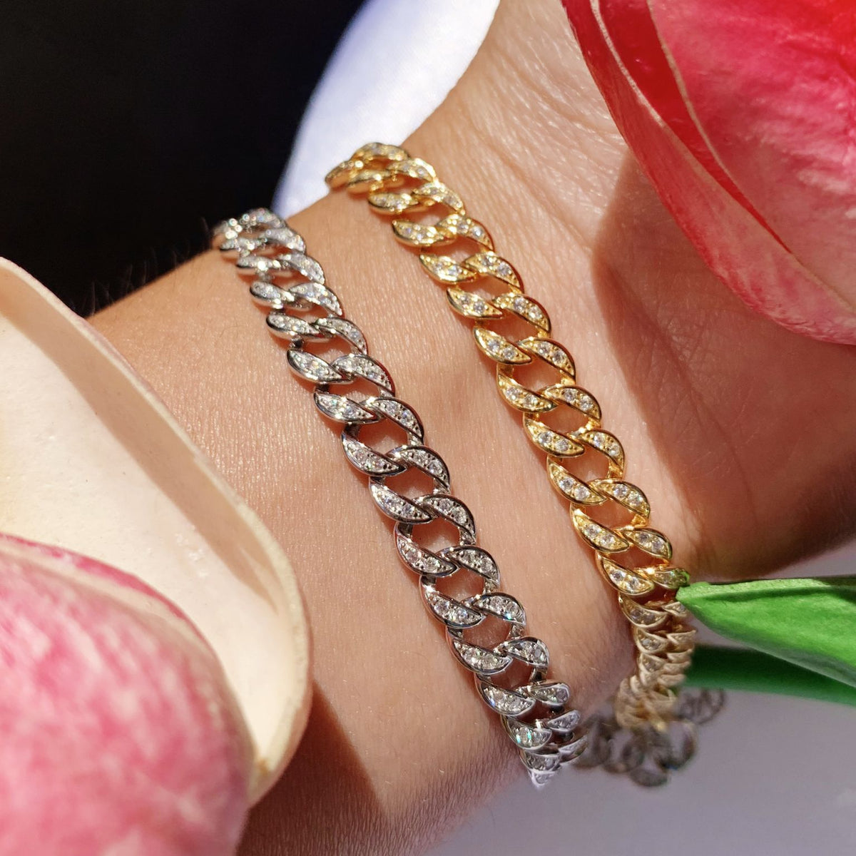 Bracciale grumetta shine