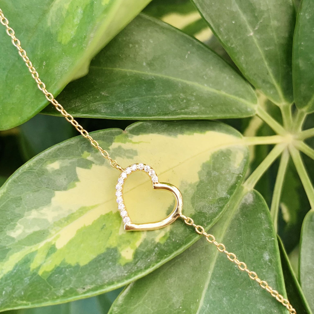 Bracciale cuore open