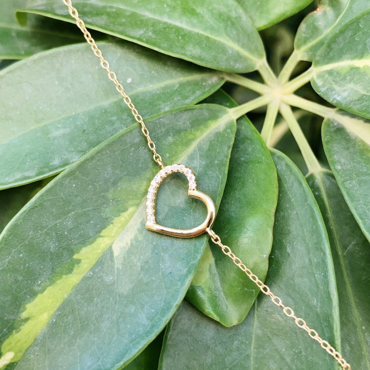 Bracciale cuore open