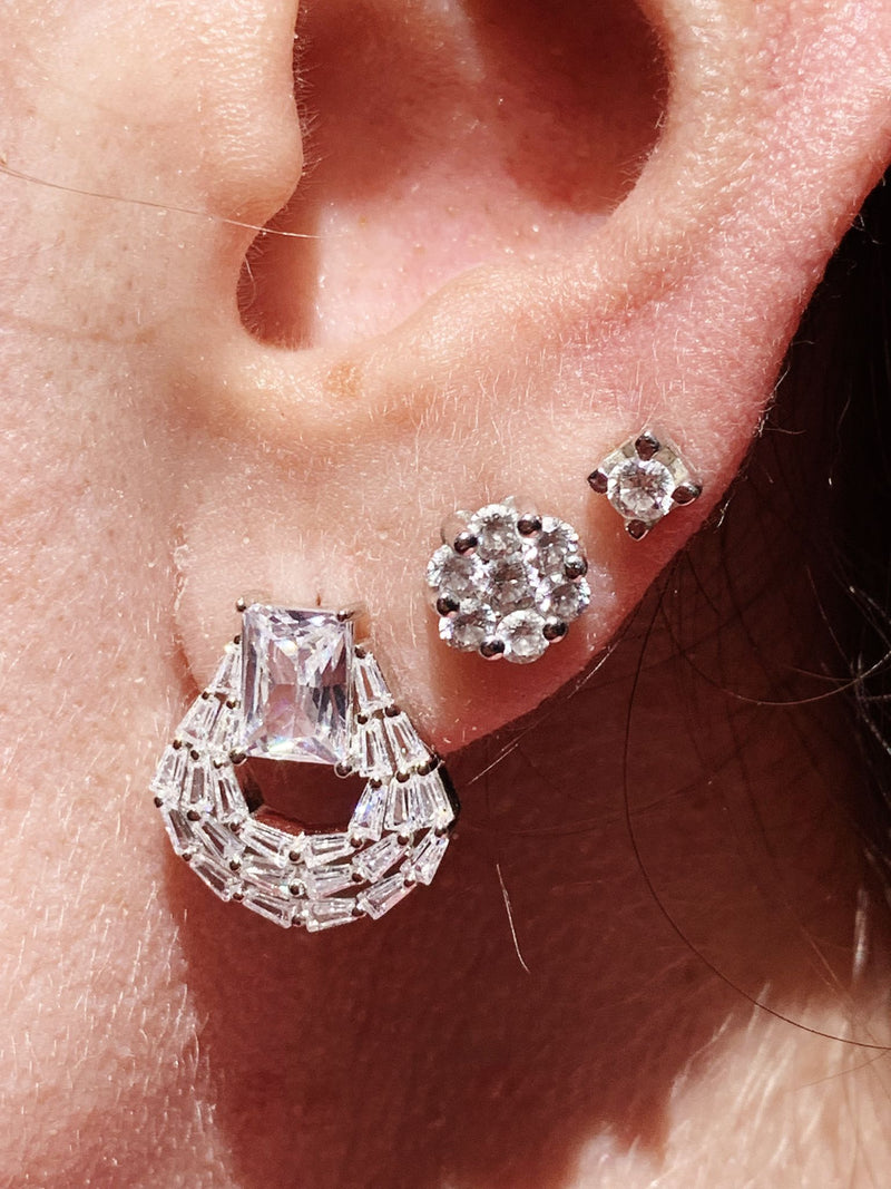 Orecchini bee baguette