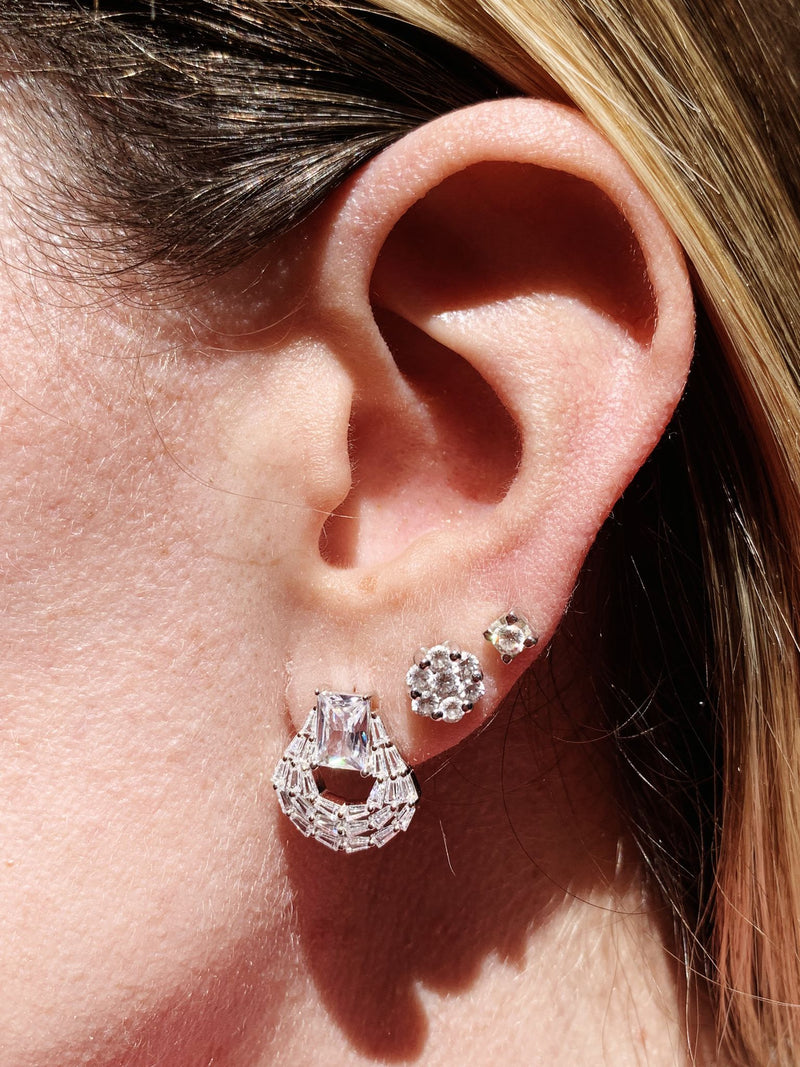 Orecchini bee baguette