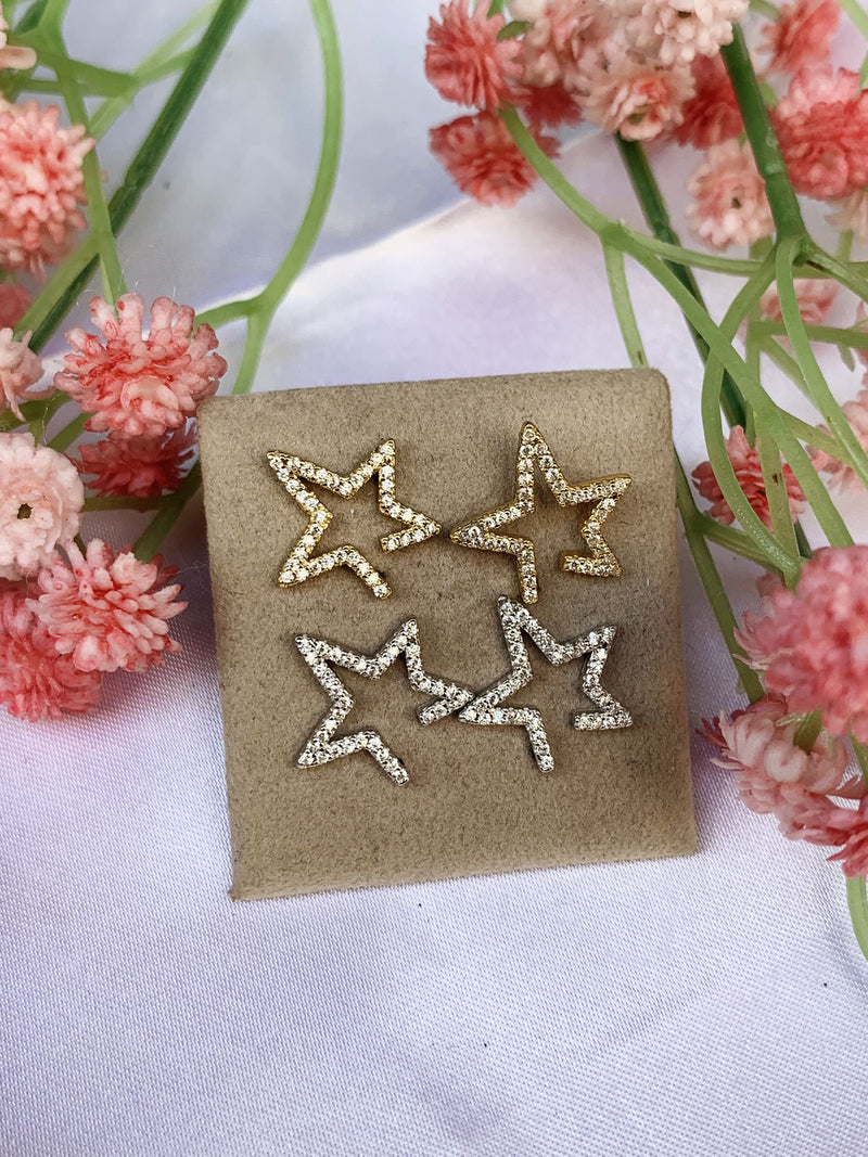 Orecchini star open