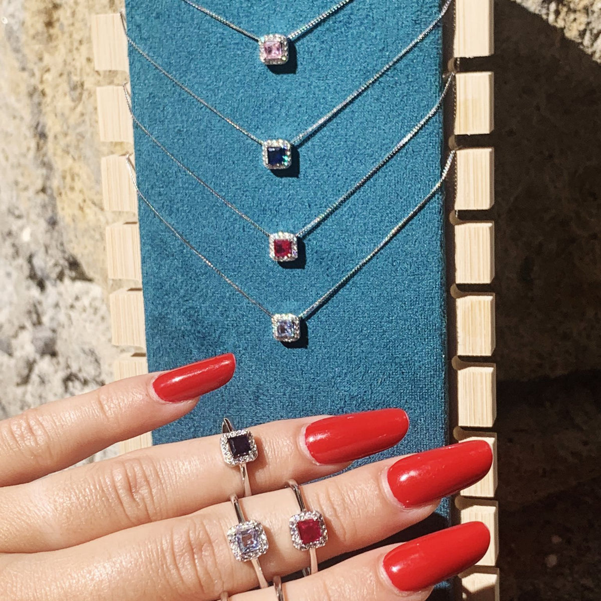 Collana quadratino