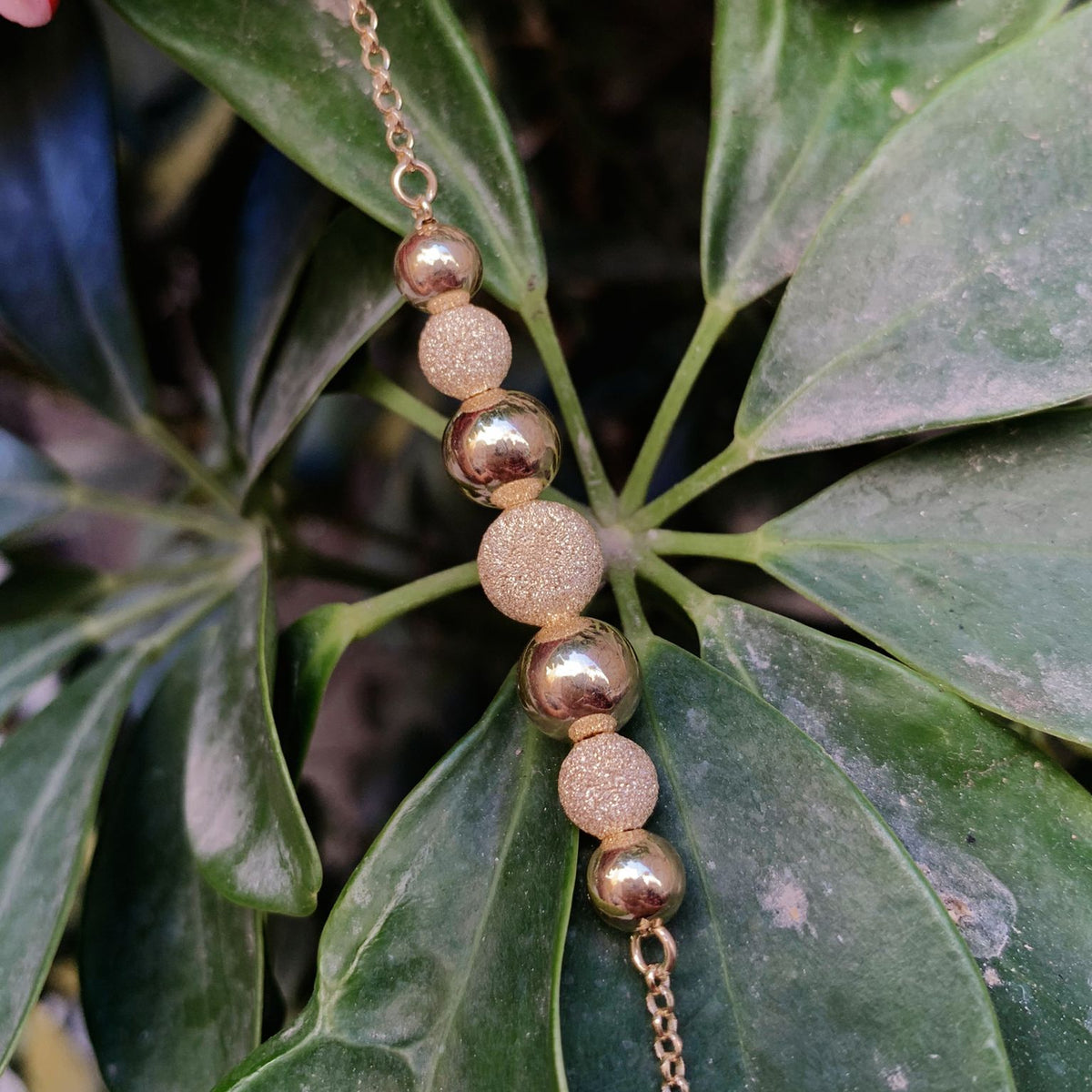 Bracciale sfere gold
