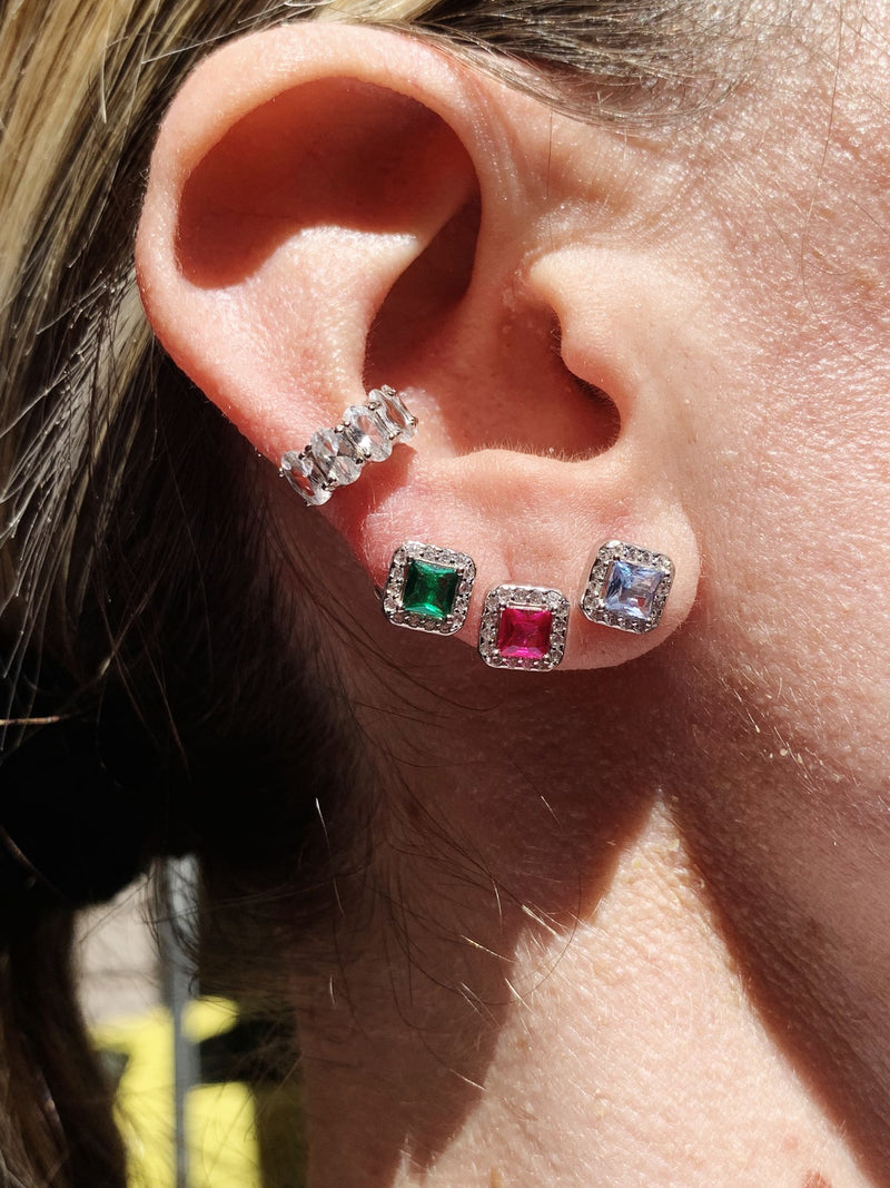 Orecchini quadratini