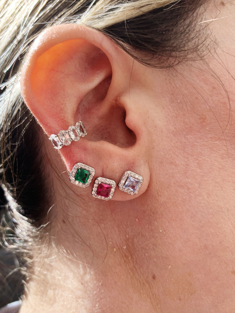 Orecchini quadratini