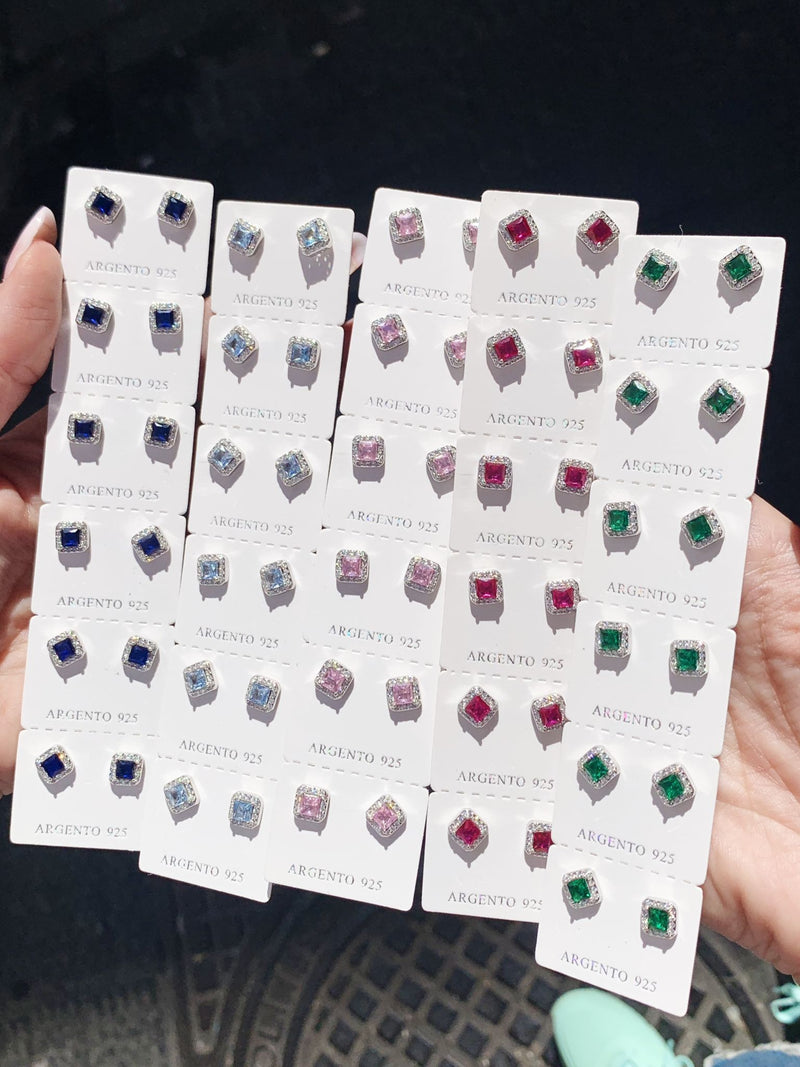 Orecchini quadratini