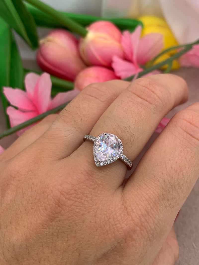 Anello goccia luxury