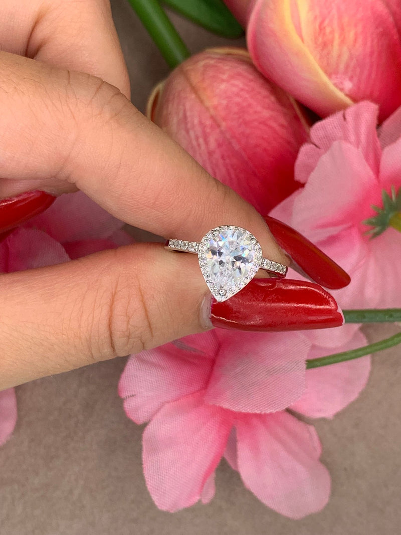 Anello goccia luxury