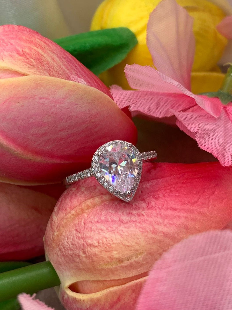 Anello goccia luxury