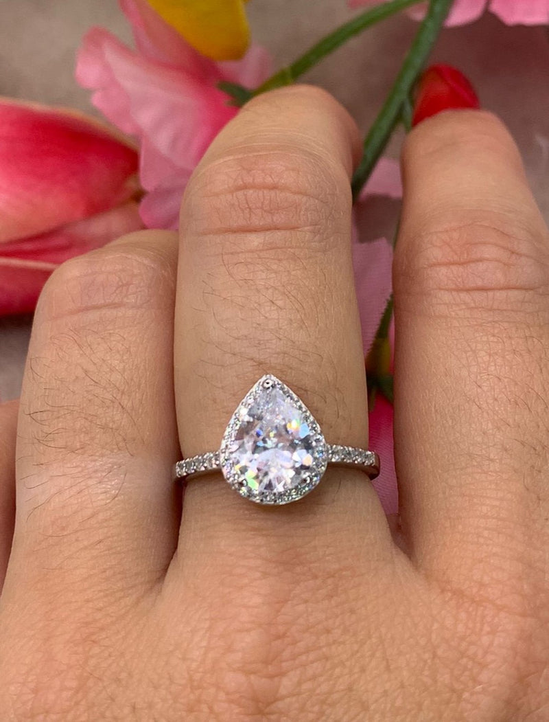 Anello goccia luxury