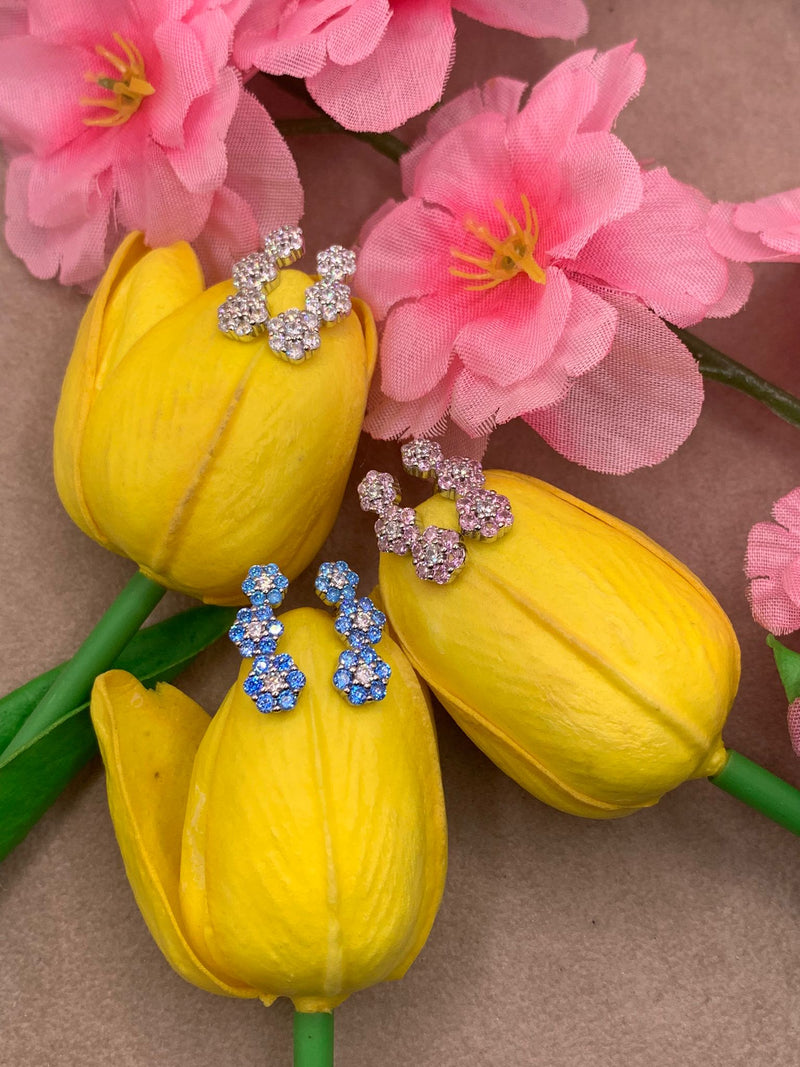 Orecchini tris flower