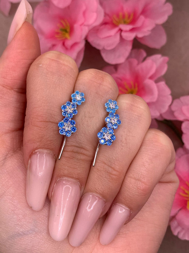 Orecchini tris flower