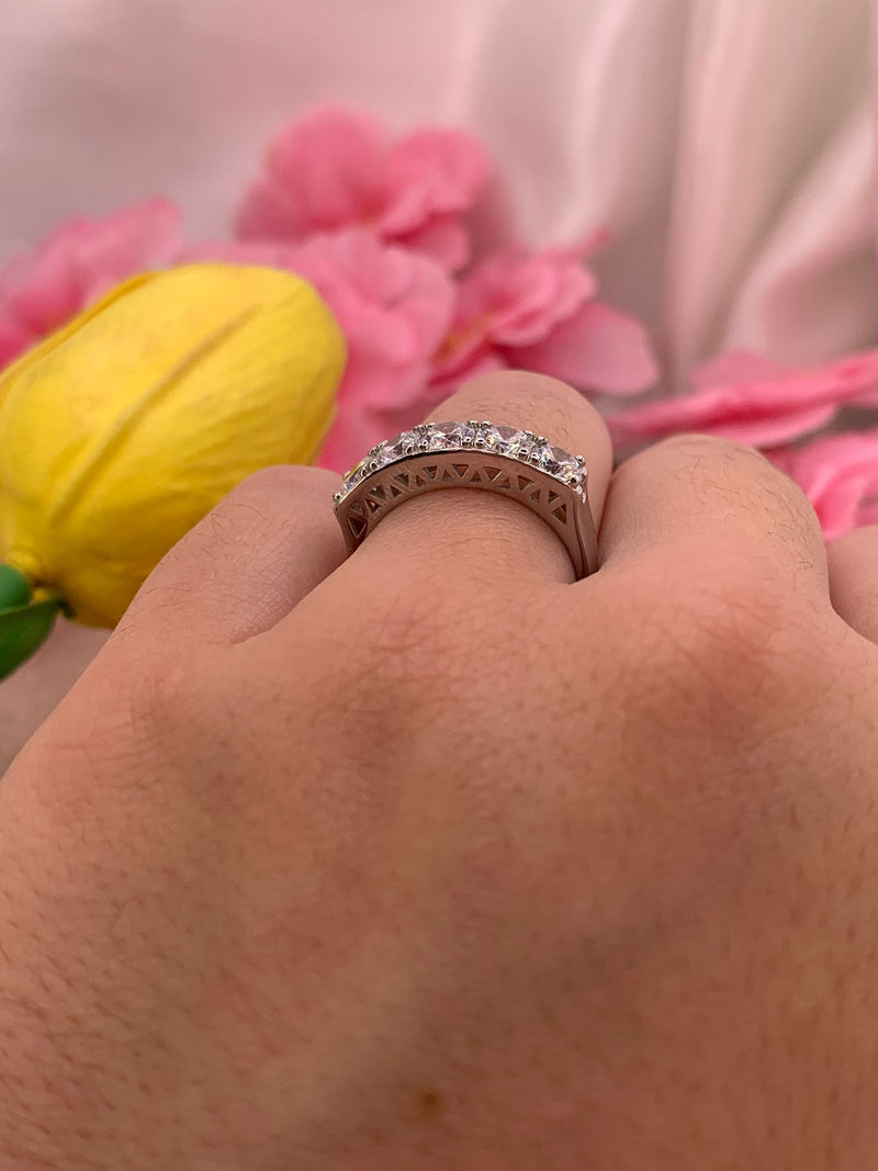 Anello semiveretta square