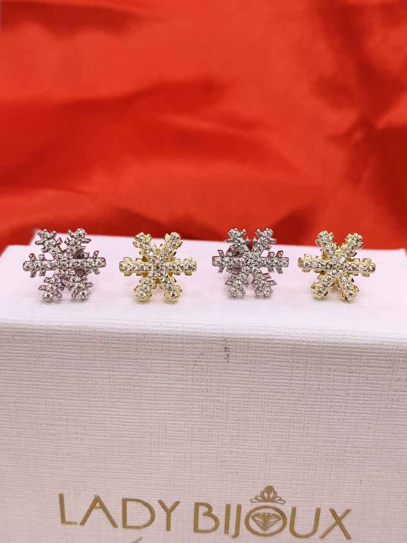 Orecchini fiocco di neve