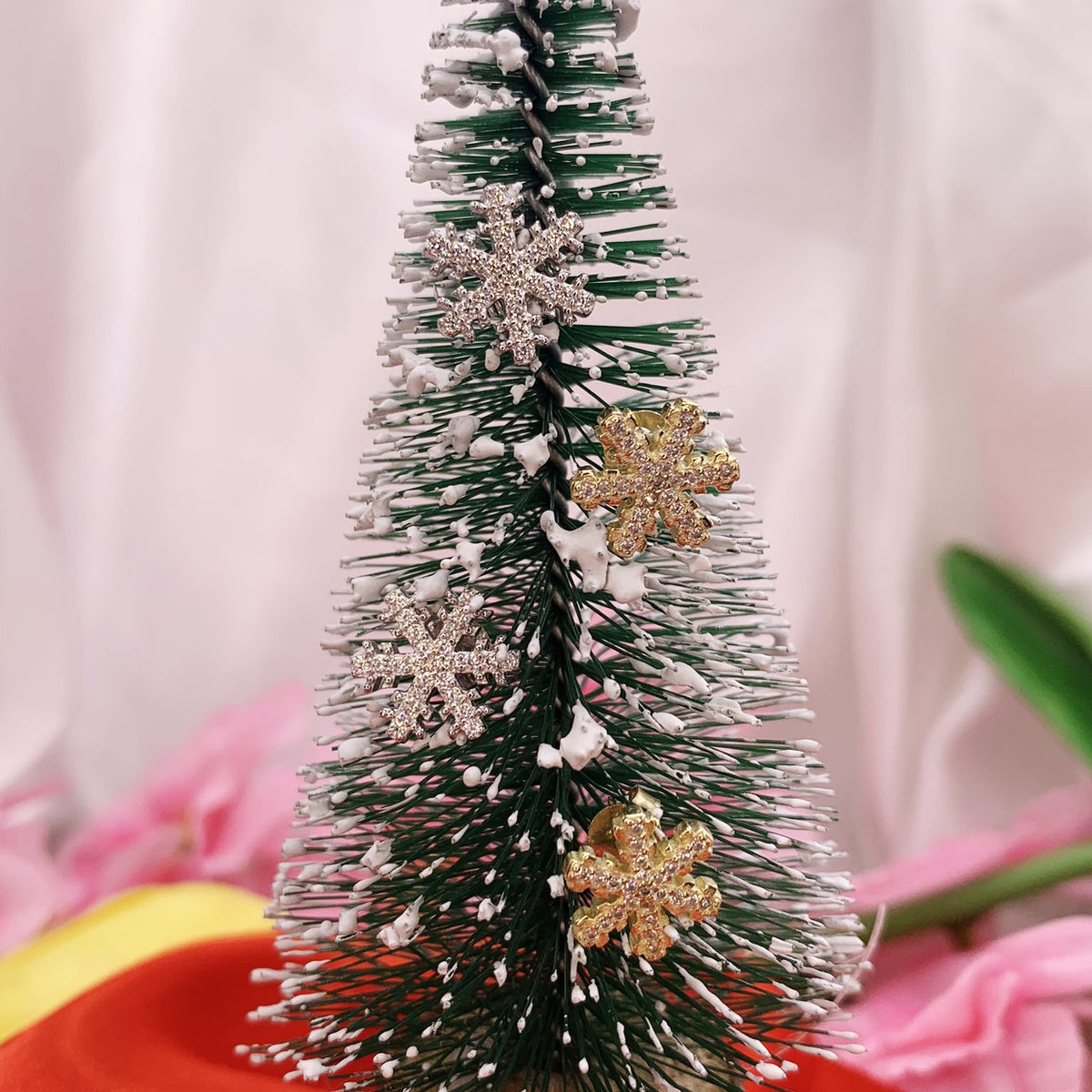 Orecchini fiocco di neve