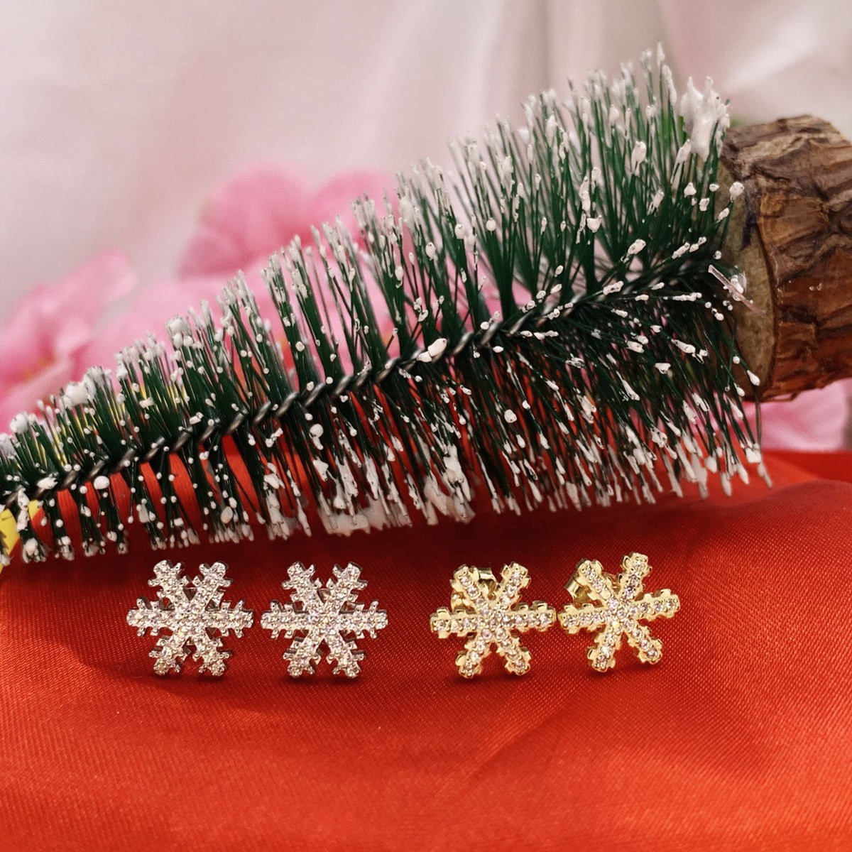 Orecchini fiocco di neve