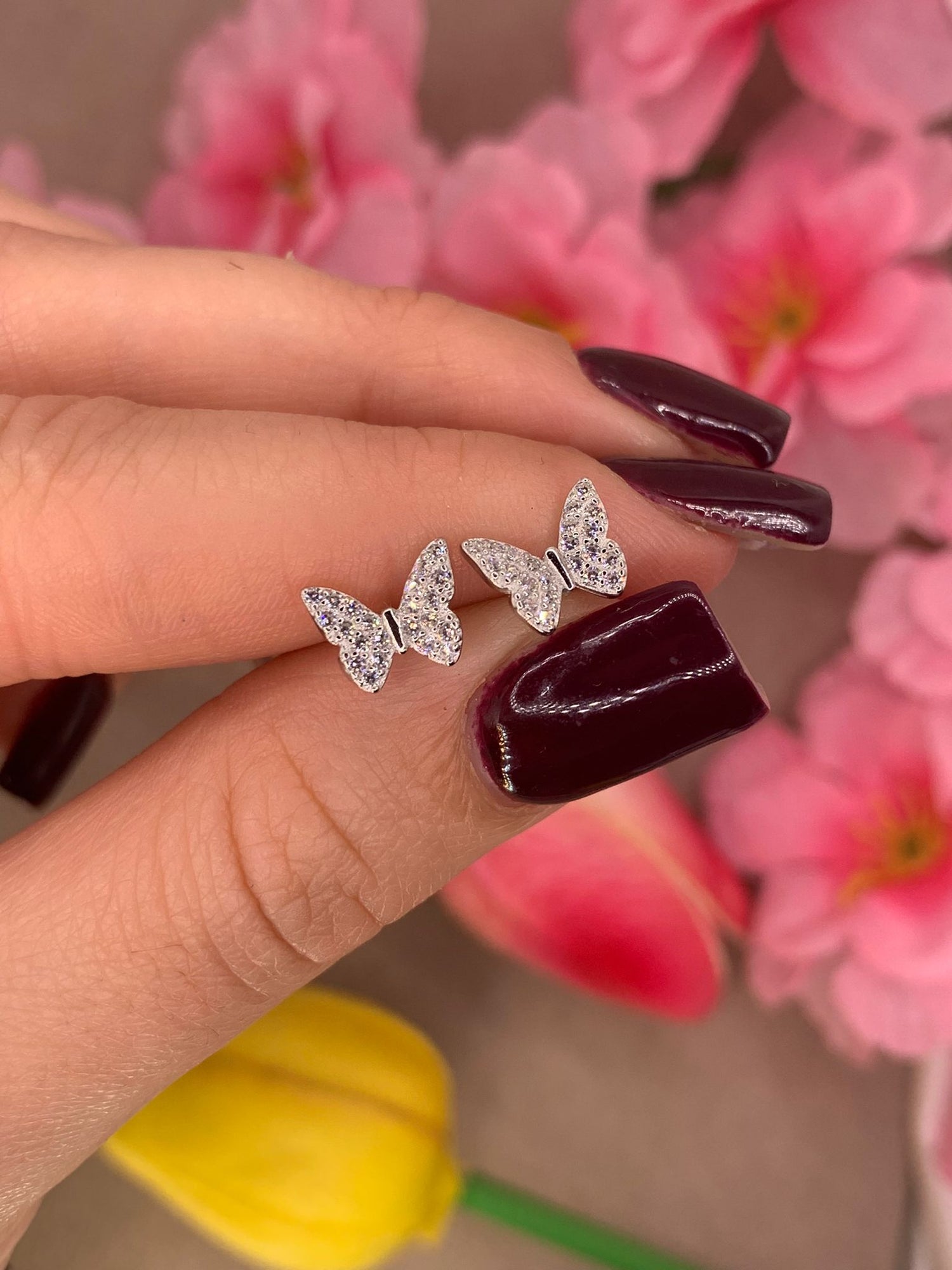 Orecchini mini farfallina