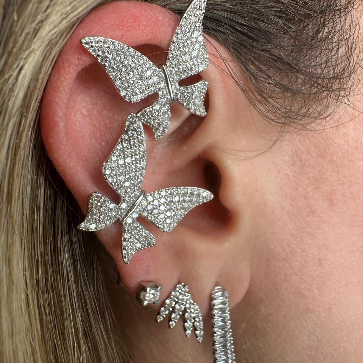 Ear cuff butterfly