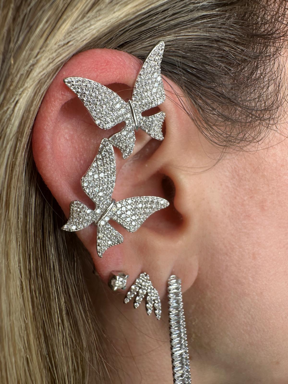 Ear cuff butterfly