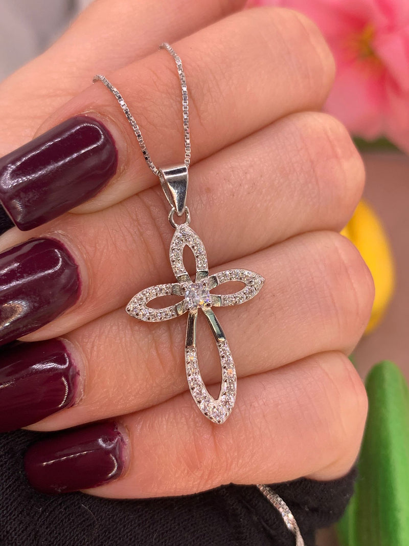 Collana croce kimberly