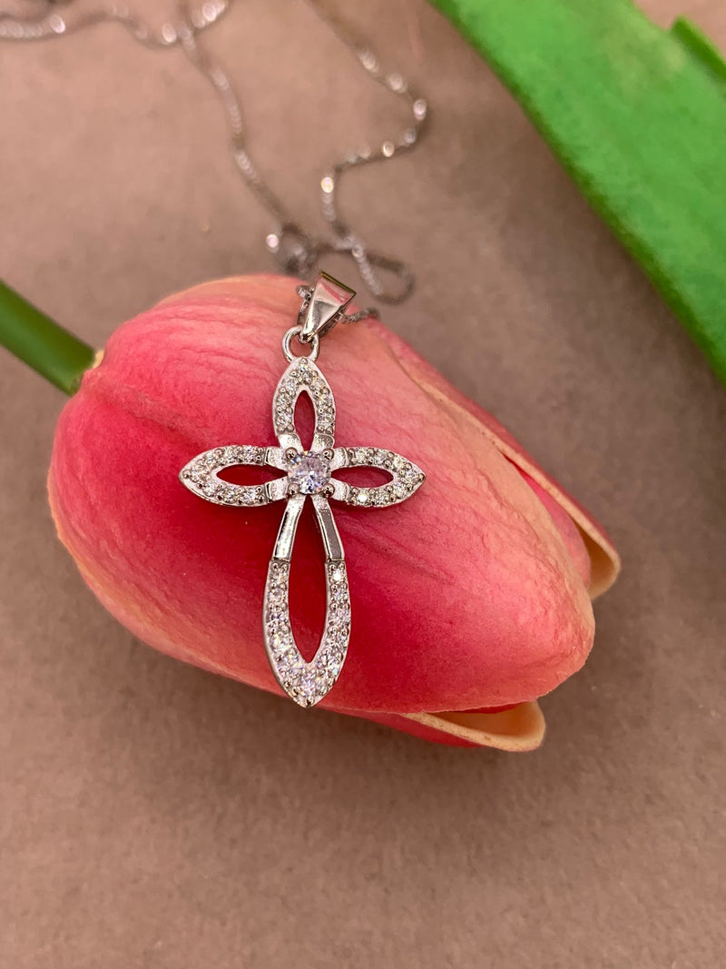 Collana croce kimberly