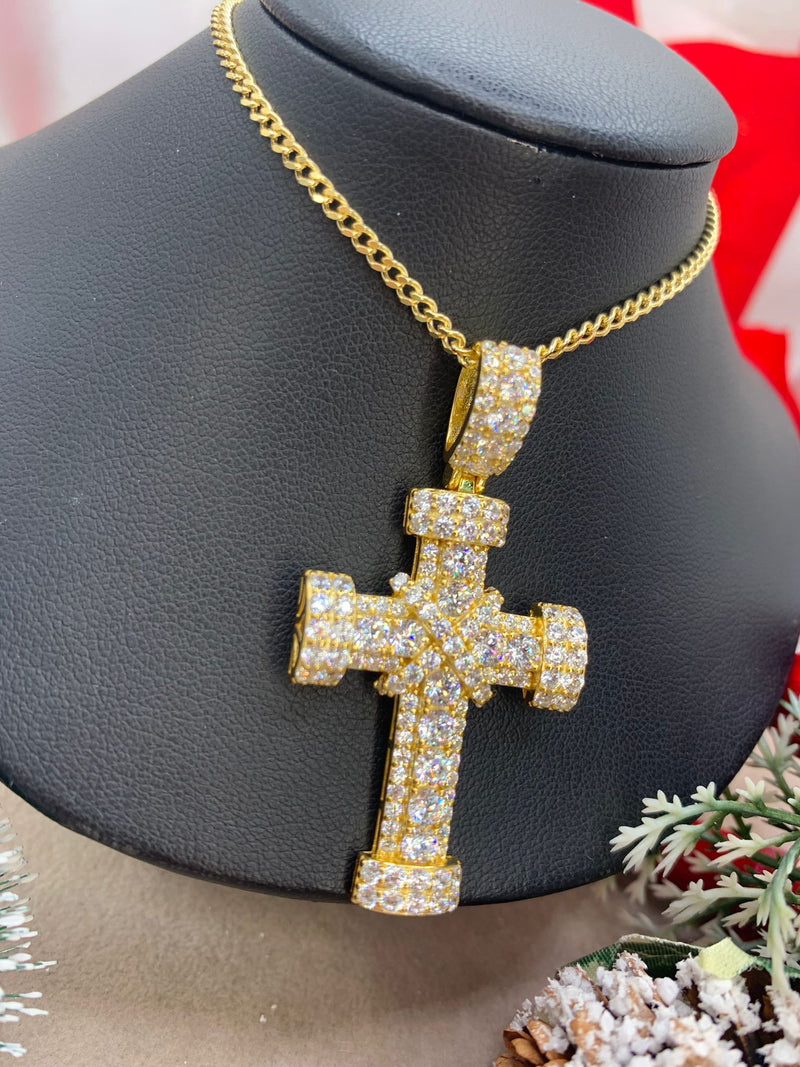 Collana croce repper