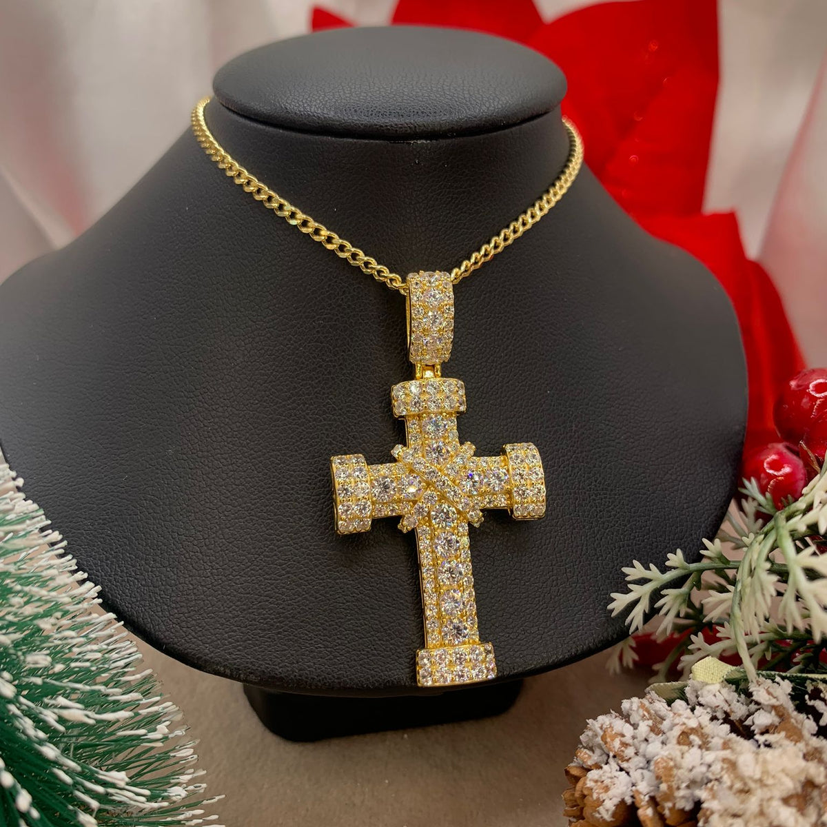 Collana croce repper