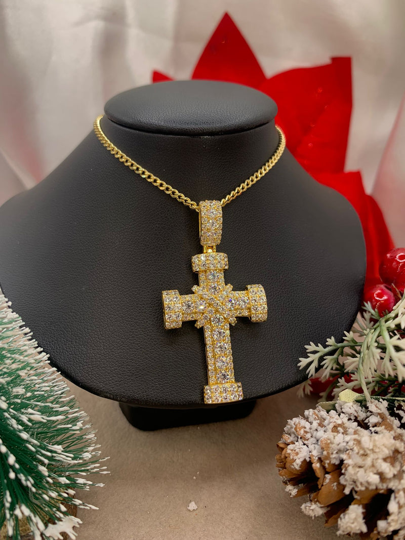 Collana croce repper