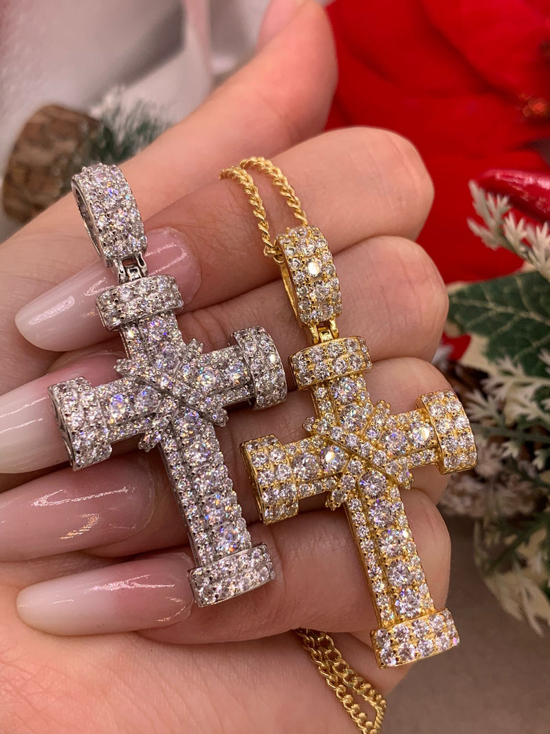 Collana croce repper