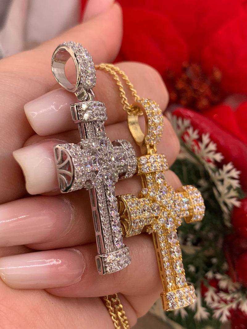 Collana croce repper