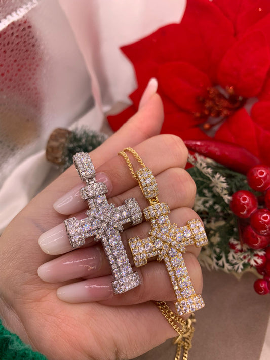 Collana croce repper