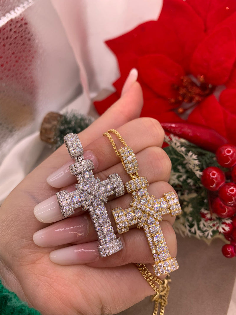 Collana croce repper