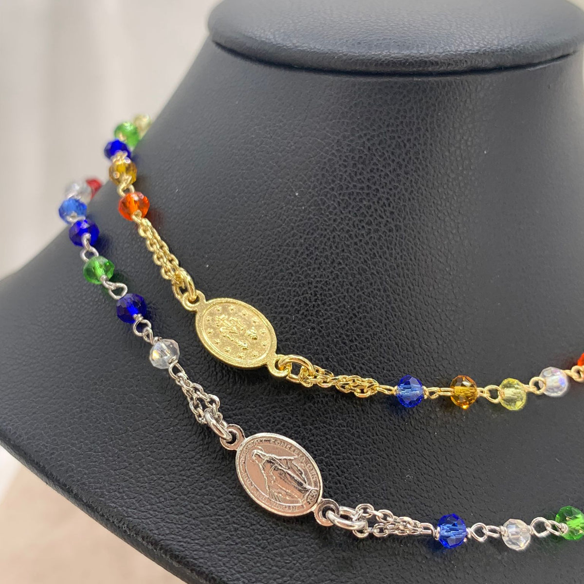 Rosario girocollo multicolor