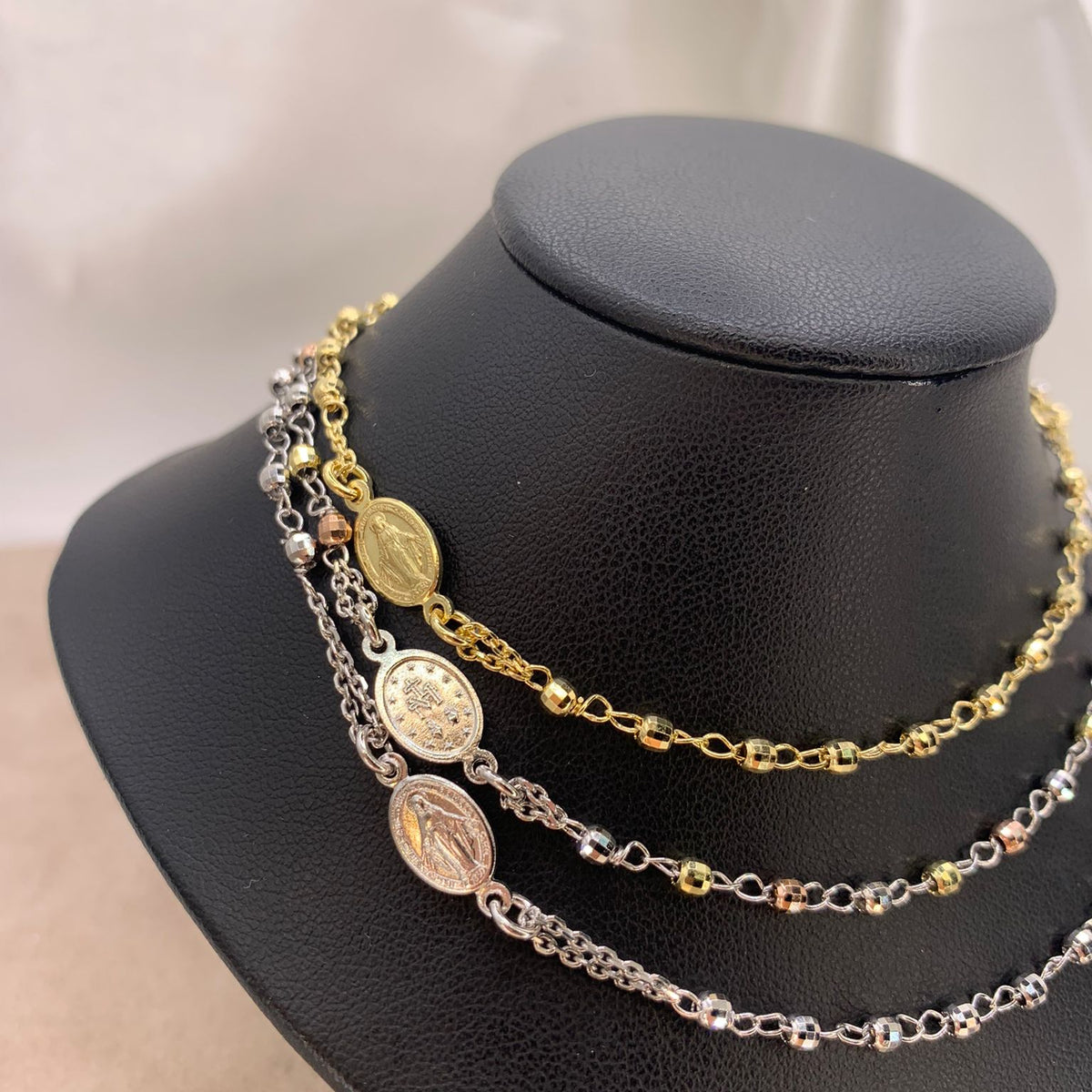 Rosario girocollo disco