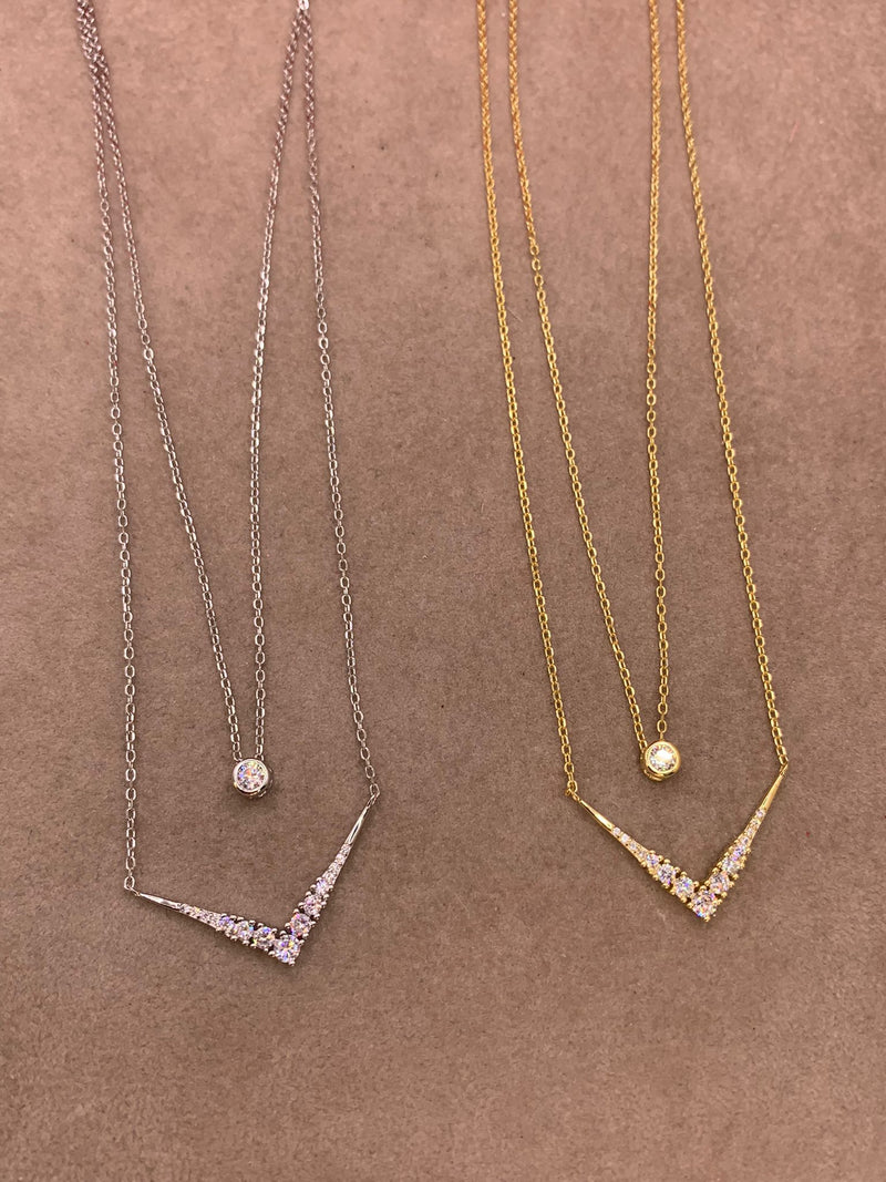 Collana eleganza doppio filo