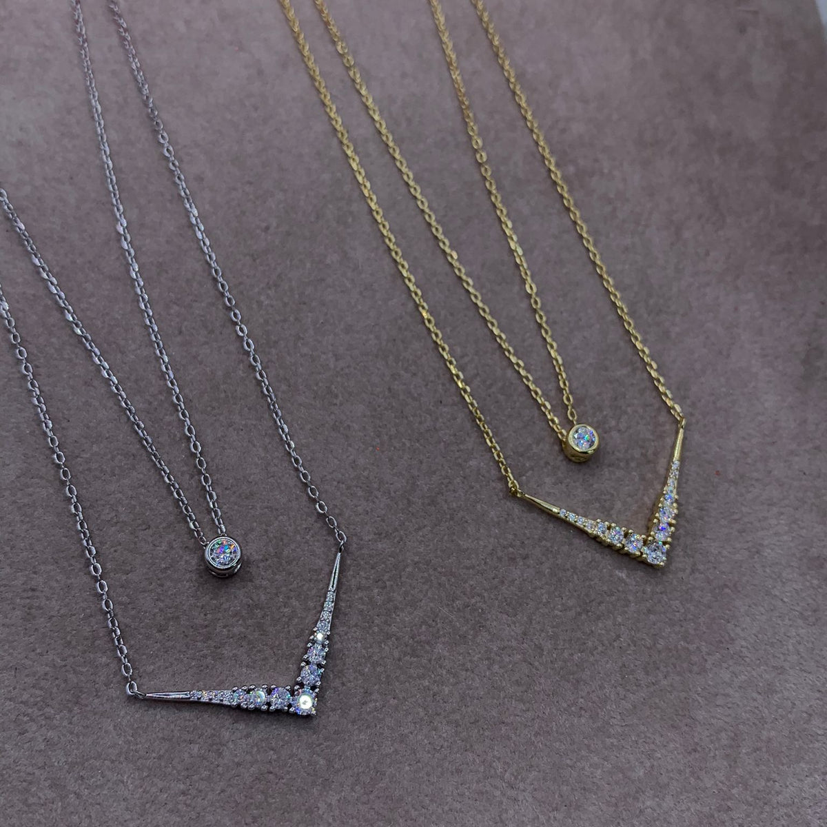 Collana eleganza doppio filo